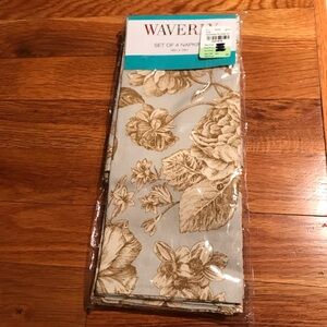 Waverly 100% Cotton Floral Napkins Set of 4